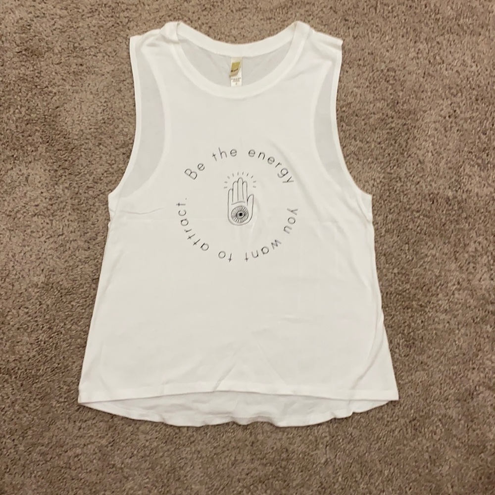 High Neck Graphic Tank